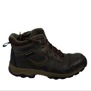 Timberland Boys Brown Leather Waterproof Hiker Boots Size 5